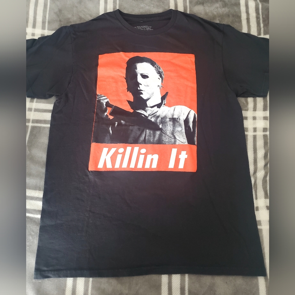 Micheal Myers Black Graphic Tee - Killin It